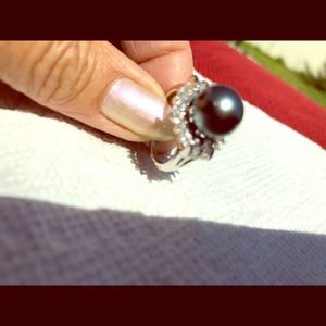 Tahitian cultured Pearl ring